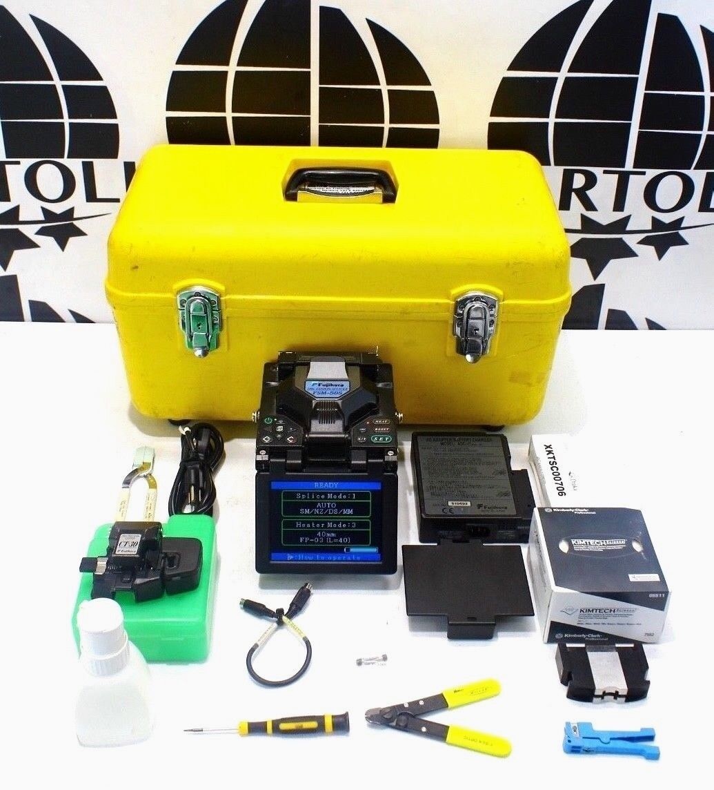 Fujikura FSM-50S SM MM Fiber Core Alignment Fusion Splicer w/ Cleaver CT-30 50 S