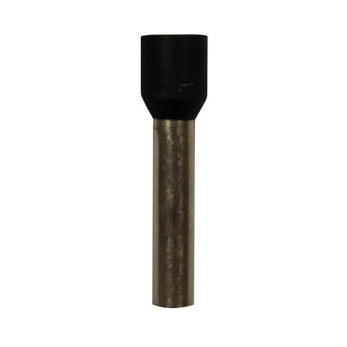 Eclipse Tools Pro'sKit Insulated Black Wire Ferrules, 10 AWG x 26mm, 100 pcs