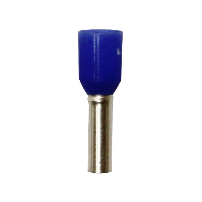Eclipse Tools Pro'sKit Insulated Blue Wire Ferrules, 14 AWG x 15mm, 500 pcs