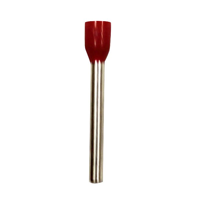 Eclipse Tools Pro'sKit Insulated Red Wire Ferrules, 16 AWG x 24mm, 100 pcs
