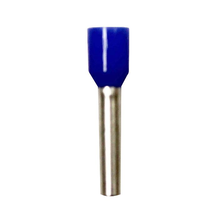 Eclipse Tools Pro'sKit Insulated Blue Wire Ferrules, 14 AWG x 19mm, 500 pcs
