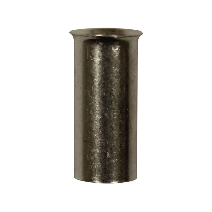 Eclipse Tools Pro'sKit Uninsulated Wire Ferrules, 6 AWG x 15mm, 200 pcs