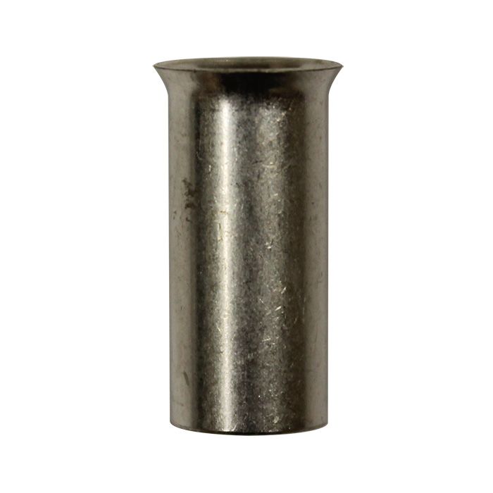 Eclipse Tools Pro'sKit Uninsulated Wire Ferrules, 4 AWG x 18mm, 200 pcs