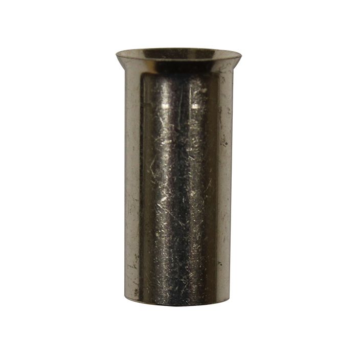 Eclipse Tools Pro'sKit Uninsulated Wire Ferrules, 1/0 AWG x 25mm, 100 pcs