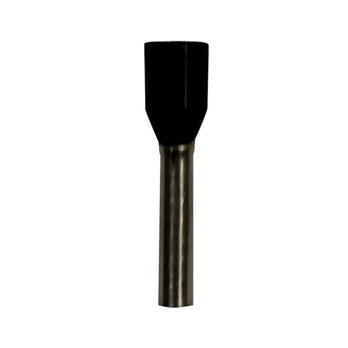 Eclipse Tools Pro'sKit Insulated Black Wire Ferrules, 16 AWG x 16mm, 100 pcs