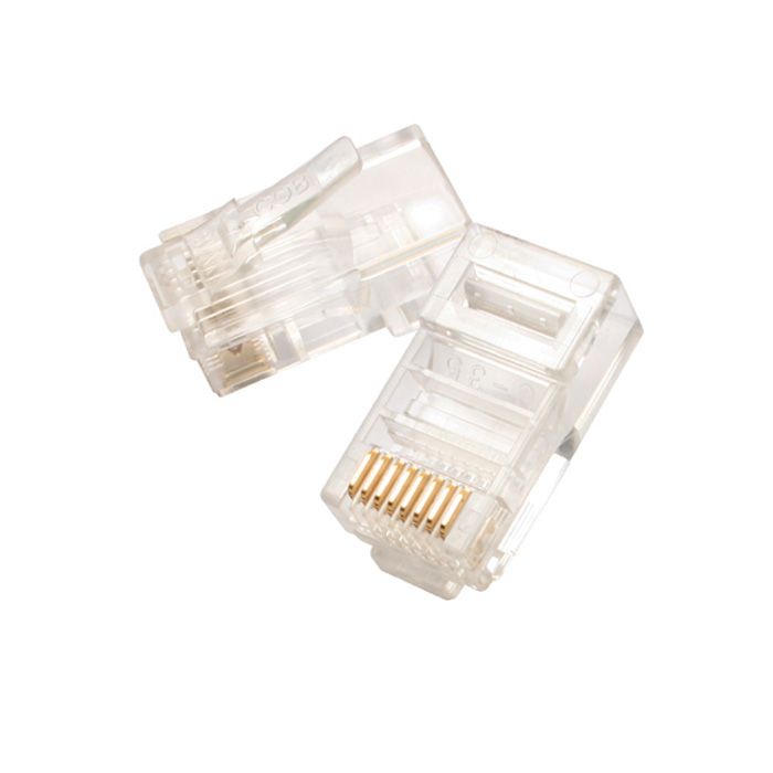 Eclipse Tools Pro'sKit 8P8C Cat5e Modular Plugs for Flat Solid Cable (50 pcs)