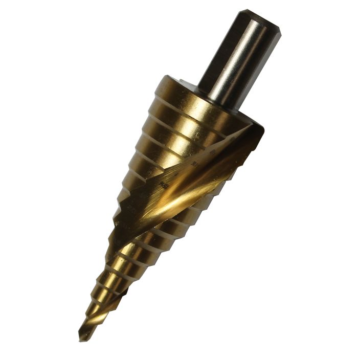 Pro'sKit Step Drill Bit 14-Step Titanium Coated M2 HSS