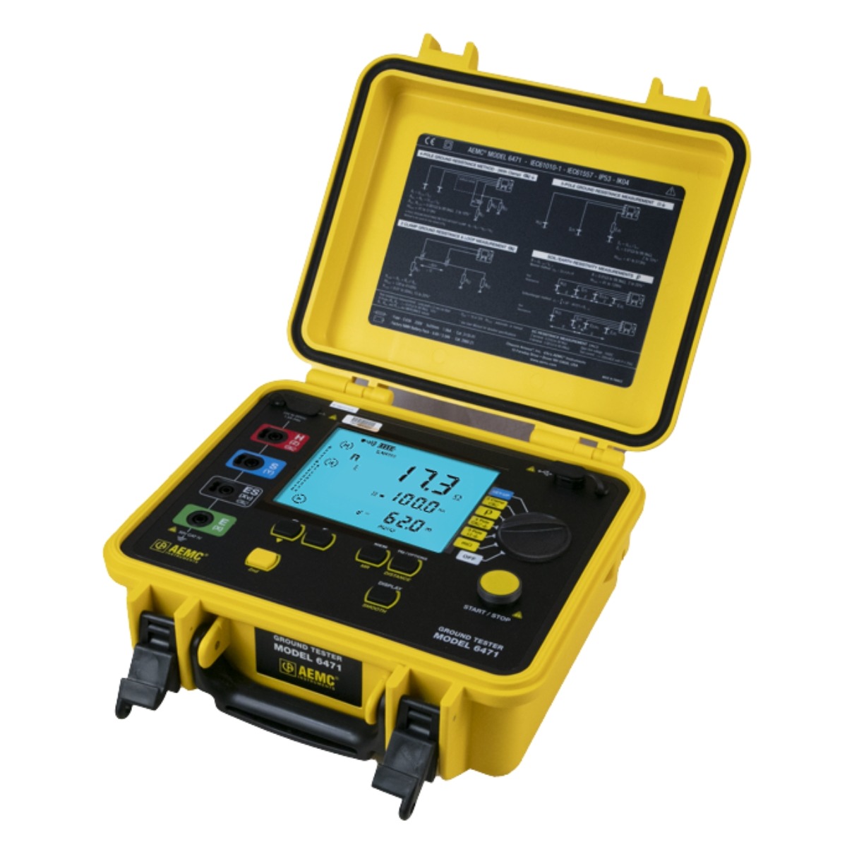 AEMC 2135.61 Ground Resistance Tester - w/o Probes (Cat #2135.48 & Cat. #2135.37)