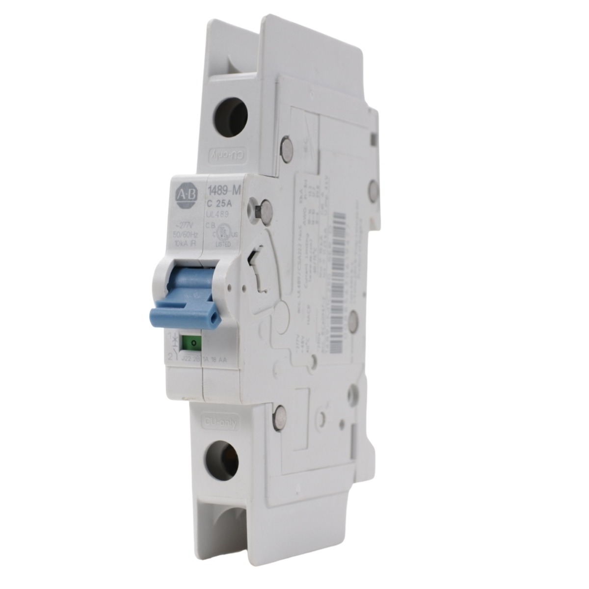 Allen-Bradley 1489-M1C250 UL489 25A 1-Pole DIN Rail Circuit Breaker