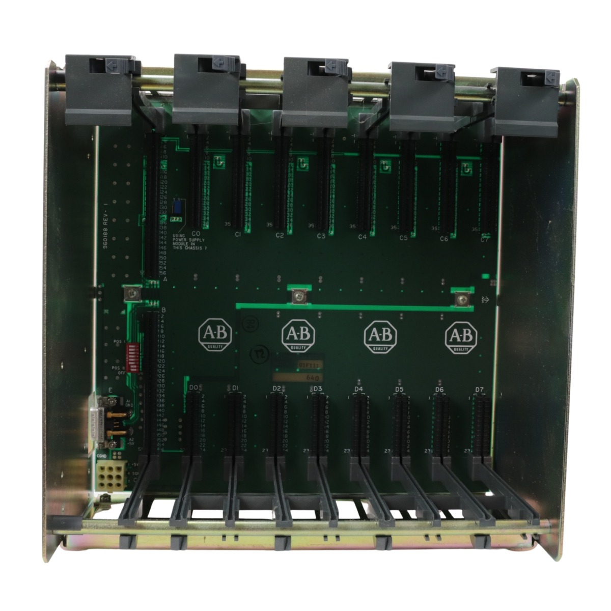 Allen-Bradley 1771-A2B 8-Slot PLC-5 I/O Chassis Back-Panel Mount