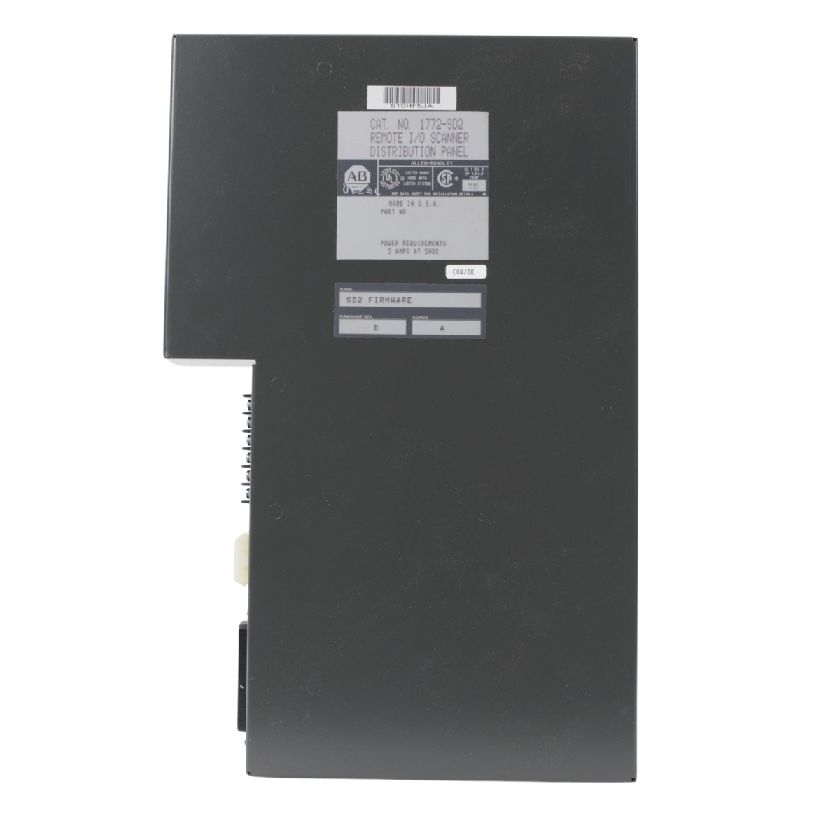Allen-Bradley 1772-SD2 PLC-2 Remote I/O Scanner Distribution Panel