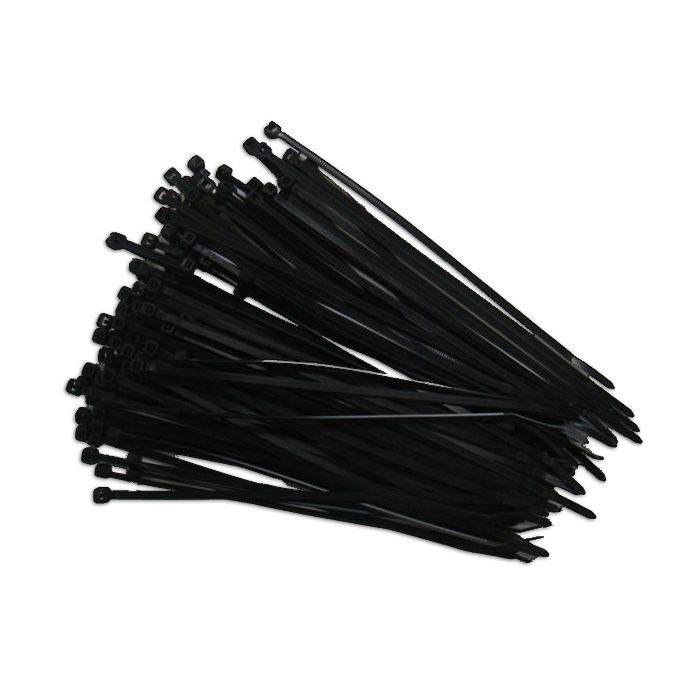  Eclipse Tools Pro'sKit Cable Tie - Black , 4" X .1",100/BAG