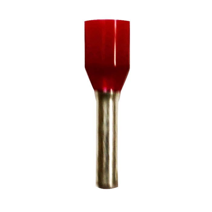 Eclipse Tools Pro'sKit Insulated Red Wire Ferrules, 16 AWG x 14mm, 500 pcs