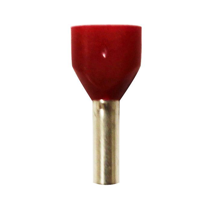Eclipse Tools Pro'sKit Twin Red Wire Ferrules, 2x16 AWG x 16mm, 100 pcs