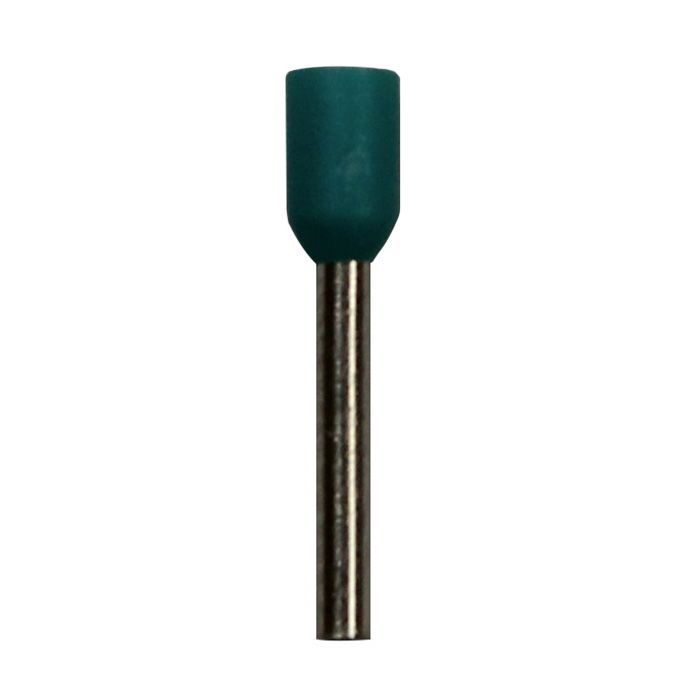 Eclipse Tools Pro'sKit Insulated Turquoise Wire Ferrules, 22 AWG x 12mm, 500 pcs