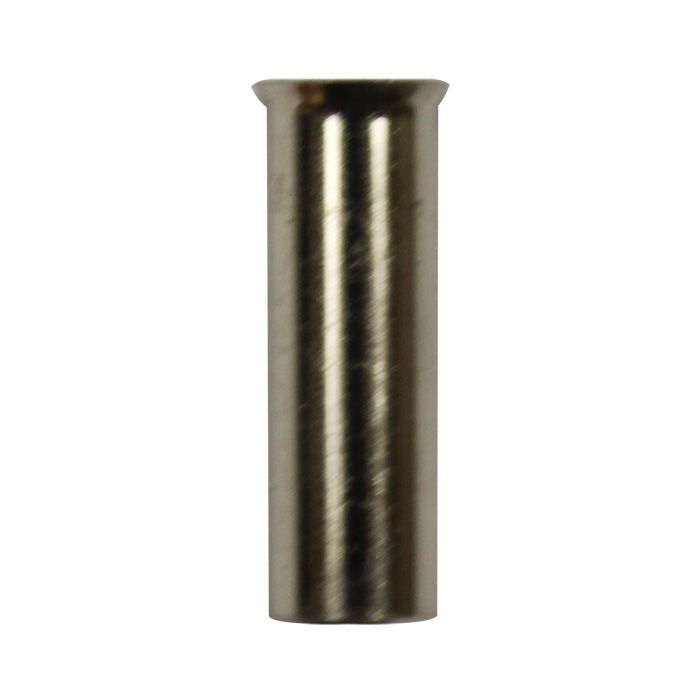 Eclipse Tools Pro'sKit Uninsulated Wire Ferrules, 4 AWG x 25mm, 200 pcs