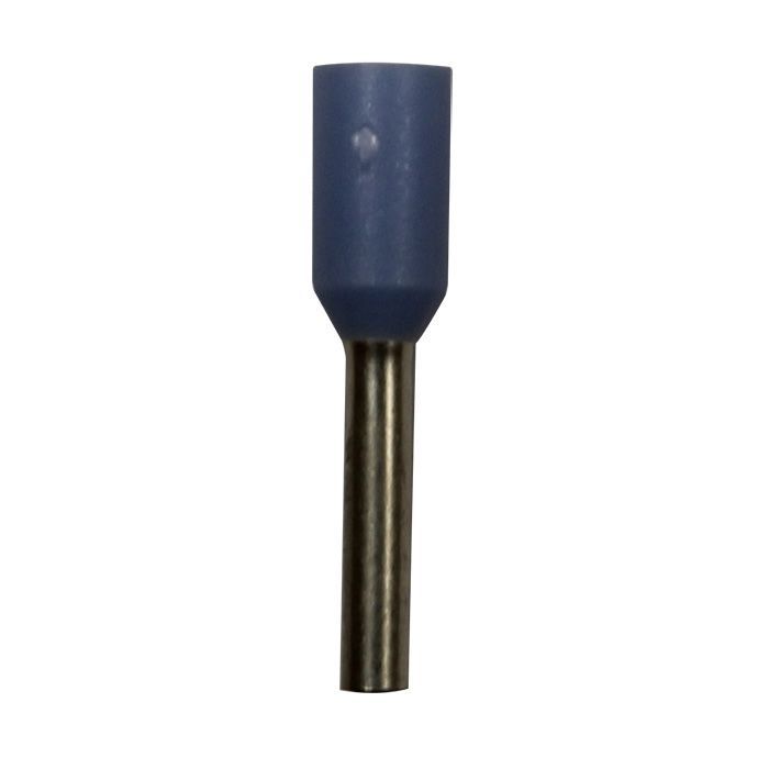 Eclipse Tools Pro'sKit Insulated Blue Wire Ferrules, 20 AWG x 14mm, 100 pcs