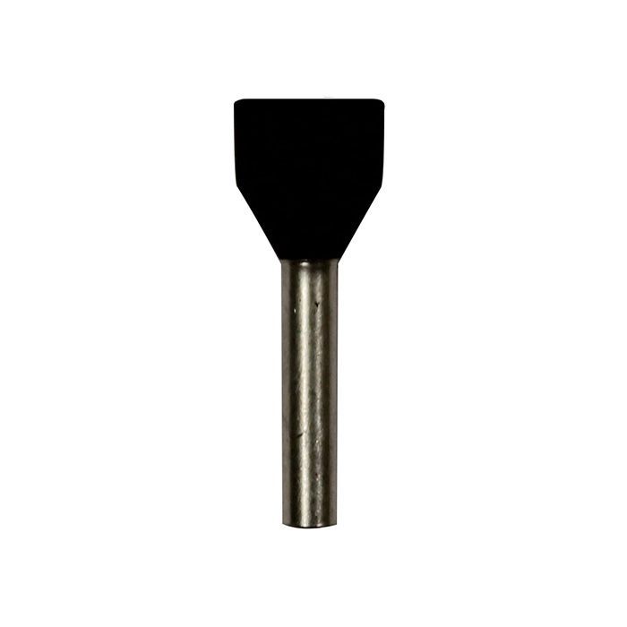 Eclipse Tools Pro'sKit Twin Black Wire Ferrules, 2x16 AWG x 20mm, 100 pcs