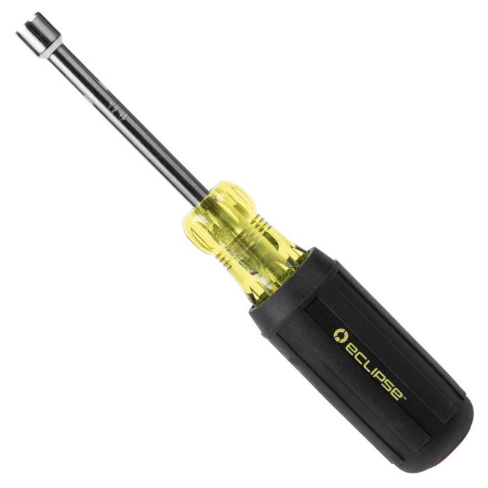 Eclipse Tools Pro'sKit Hollow Shaft Rubber Grip Nutdriver 1/4"
