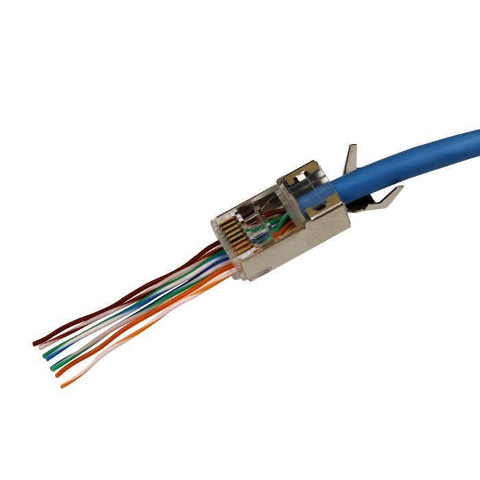 Eclipse Tools Pro'sKit 10 Pcs QuikThru RJ45 - CAT6 External Shielded