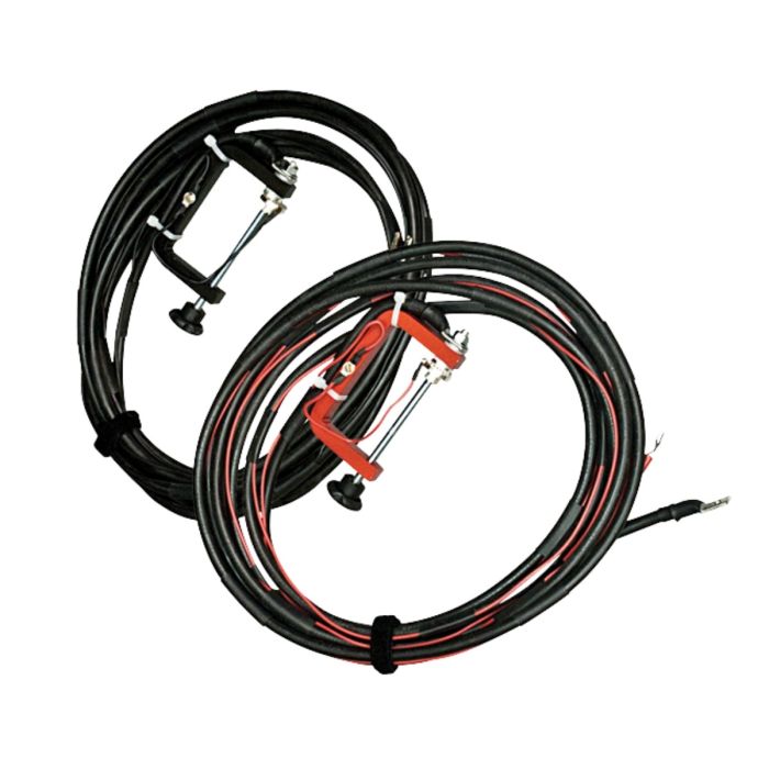 AEMC 2129.89 Kelvin Lead Set with two 20 ft color-coded leads and 3 in C-clamps for AEMC 6290 and 6292