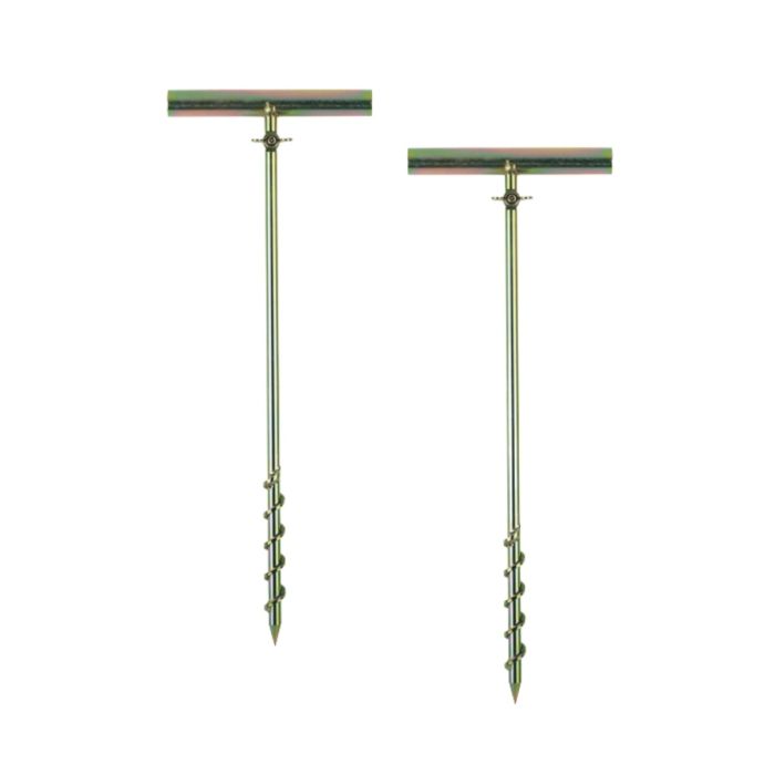 AEMC 2135.44 auxiliary ground rod set with two 17-inch stainless steel T-shaped ground electrodes