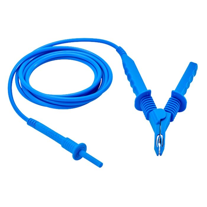AEMC 2151.39 45 ft 15kV blue guard test lead with integral clip for Models 6550 and 6555
