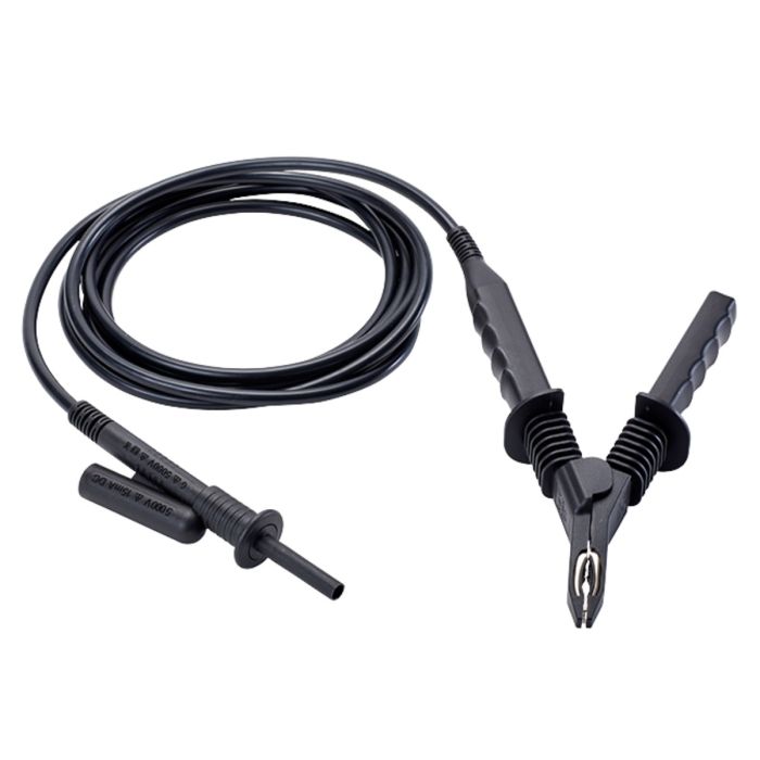AEMC 2151.41 45 ft 15kV black guard test lead with integral clip for Models 6550 and 6555