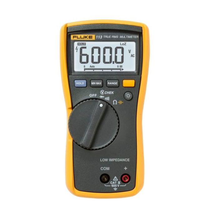 Fluke 113 Digital Multimeter CAT IV 600V with Holster