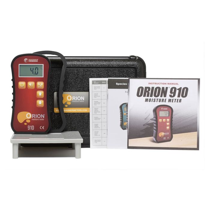 Wagner Meters Orion® 910 Deep Depth Pinless Wood Moisture Meter Kit with Backlight