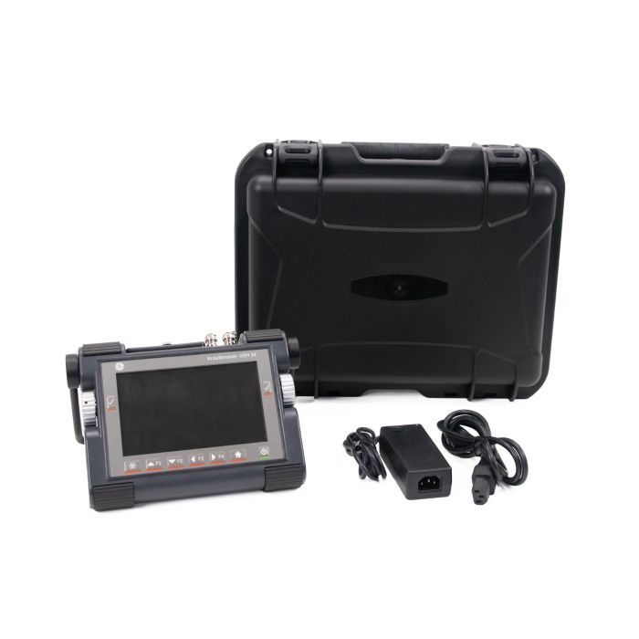 Used GE Krautkramer USM 36 flaw detector with rugged casing kit full options
