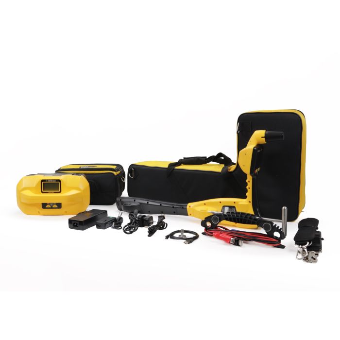 Vivax-Metrotech vLoc3 RTK-Pro RTK GNSS utility locator with Loc3-25Tx transmitter and carry cases