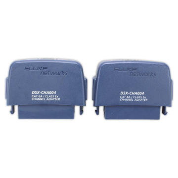 Fluke Networks DSX-CHA004 set. Blue and white. DSXCHA004