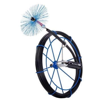 Wöhler Viper S 8872 50 ft GRP cleaning rod for small chimneys, pipes, and ventilation ducts