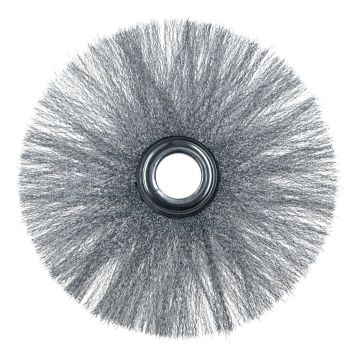 Wohler 3837 stainless steel flat wire star brush for chimney cleaning