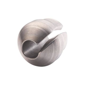 Wöhler 3857 stainless steel guidance weight for stabilizing compatible inspection camera heads in pipe inspections