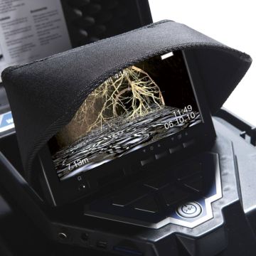 Wohler VIS 2xx / VIS 3xx monitor sunshade for compatible 7-inch inspection camera displays