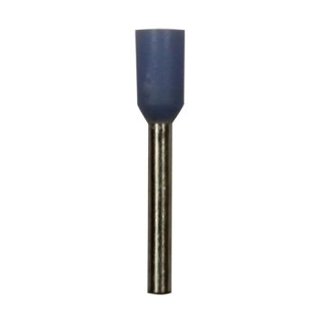 Eclipse Tools Pro'sKit Insulated Light Blue Wire Ferrules, 24 AWG x 12mm, 100 pcs
