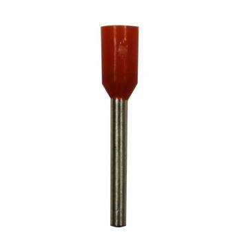 Eclipse Tools Pro'sKit Insulated Orange Wire Ferrules, 20 AWG x 16mm, 500 pcs