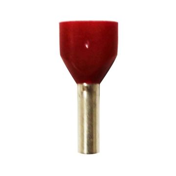 Eclipse Tools Pro'sKit Twin Red Wire Ferrules, 2x16 AWG x 16mm, 500 pcs