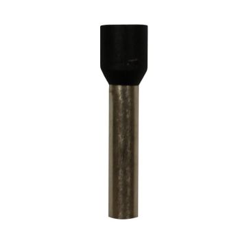 Eclipse Tools Pro'sKit Insulated Black Wire Ferrules, 10 AWG x 26mm, 100 pcs