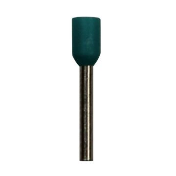 Eclipse Tools Pro'sKit Insulated Turquoise Wire Ferrules, 22 AWG x 12mm, 500 pcs