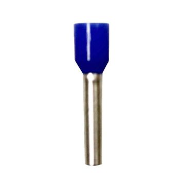 Eclipse Tools Pro'sKit Insulated Blue Wire Ferrules, 14 AWG x 19mm, 500 pcs