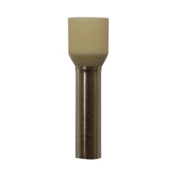 Eclipse Tools Pro'sKit Insulated Ivory Wire Ferrules, 8 AWG x 28mm, 100 pcs