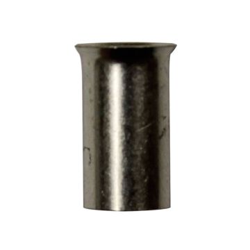 Eclipse Tools Pro'sKit Uninsulated Wire Ferrules, 6 AWG x 12mm, 200 pcs