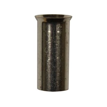 Eclipse Tools Pro'sKit Uninsulated Wire Ferrules, 1/0 AWG x 25mm, 100 pcs