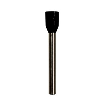 Eclipse Tools Pro'sKit Insulated Black Wire Ferrules, 16 AWG x 24mm, 100 pcs