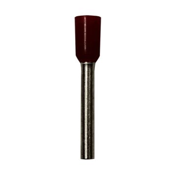 Eclipse Tools Pro'sKit Insulated Red Wire Ferrules, 18 AWG x 16mm, 500 pcs