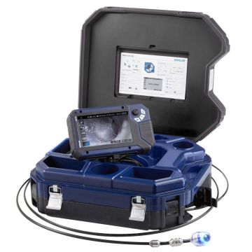 Wöhler VIS 700 HD inspection camera with 7 in display and 1.5 in pan and tilt camera head