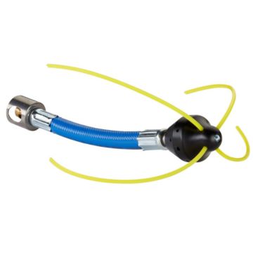 Wöhler 7557 forward rotating helicopter nozzle for compressed air cleaning in small ducts